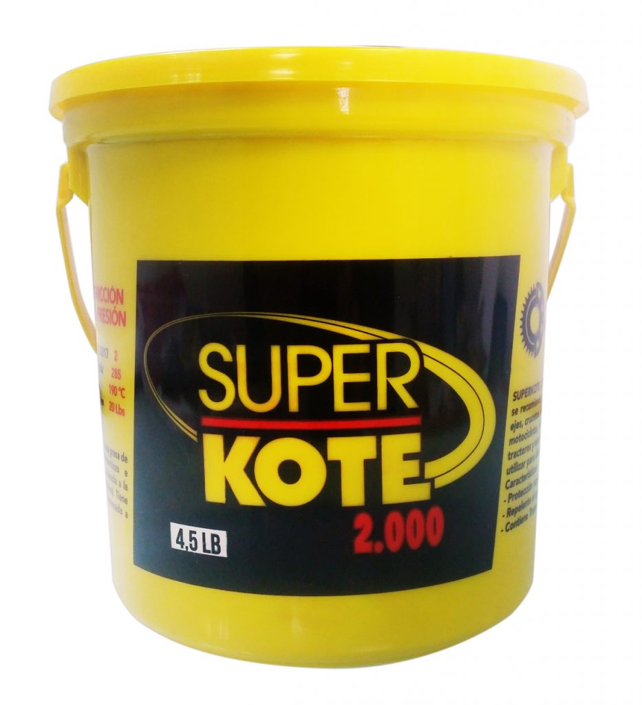 Grasa SUPERKOTE Red Lithium Complex 4,5 lb (2,2 kg)